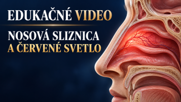 Nosní sliznice a červené světlo